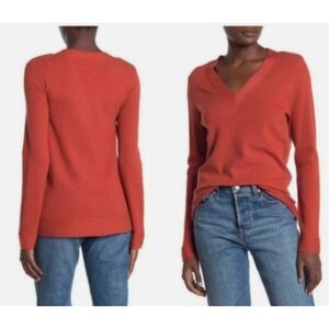 Cyrus V Neck Drop Shoulder Lightweight Pullover High‎ Low Sweater
